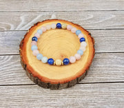 Calming Dream Bracelet: Kyanite & Morganite | Brahmatells - BrahmatellsStore