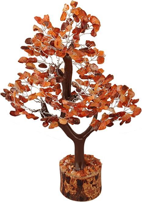 Carnelian Crystal Wishing Tree - BrahmatellsStore