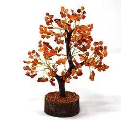 Carnelian Crystal Wishing Tree - BrahmatellsStore