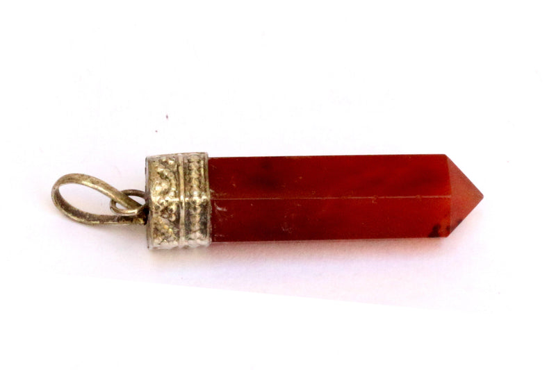 Carnelian Pencil Pendant - BrahmatellsStore