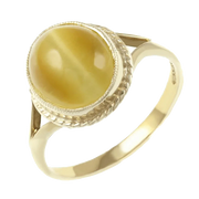 Cats Eye Golden-Beige Gemstone - Ketu's Harmony | Brahmatells - BrahmatellsStore