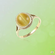Cats Eye Golden-Beige Gemstone - Ketu's Harmony | Brahmatells - BrahmatellsStore