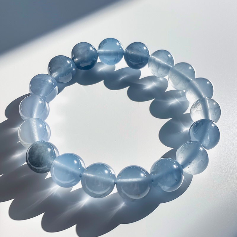 Celestite Crystal Bracelet - Heavenly Peace & Clarity | Brahmatells - BrahmatellsStore