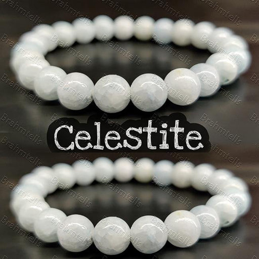Celestite Crystal Bracelet - Heavenly Peace & Clarity | Brahmatells - BrahmatellsStore