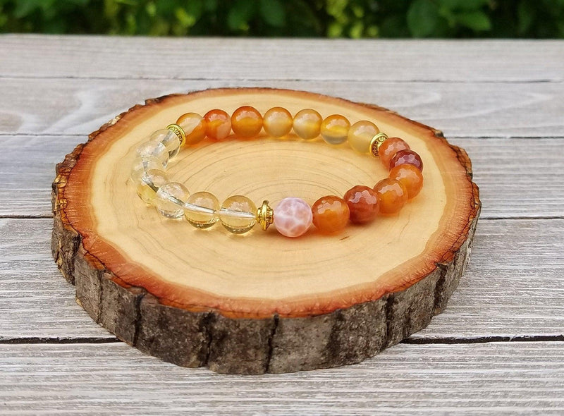 Chakra Activation Bracelet: Root, Sacral, Solar Plexus | Brahmatells - BrahmatellsStore