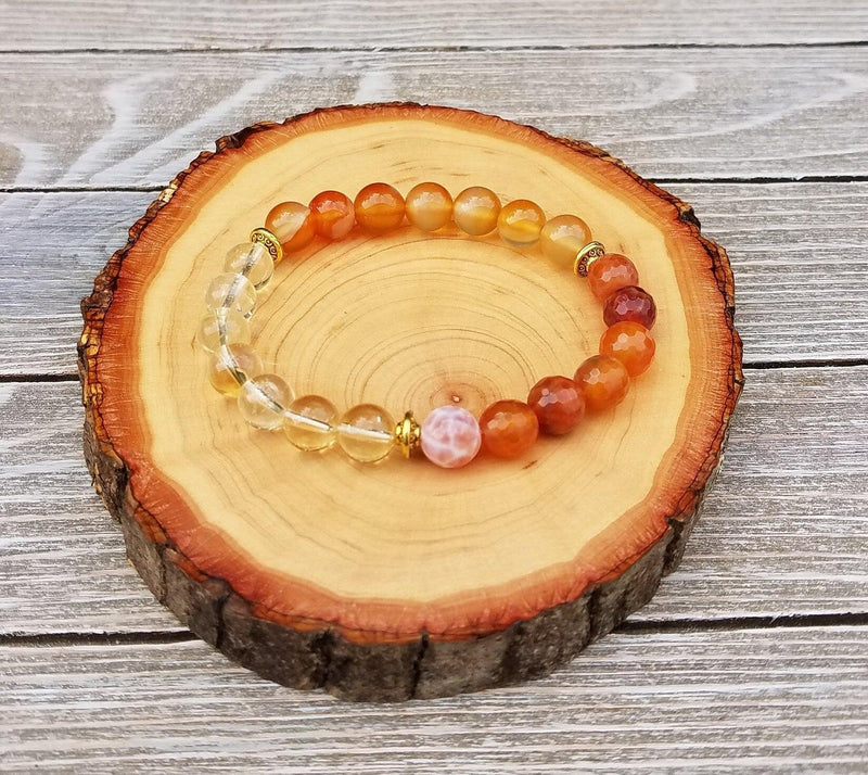 Chakra Activation Bracelet: Root, Sacral, Solar Plexus | Brahmatells - BrahmatellsStore