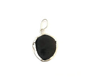 Chakra Shaligram Silver Plated Pendant. - BrahmatellsStore