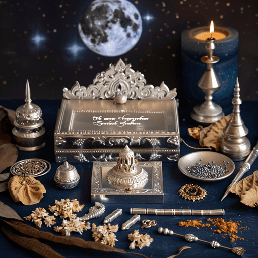 Chandra Puja Ritual Kit: Harness Moon's Energy | Brahmatells - BrahmatellsStore