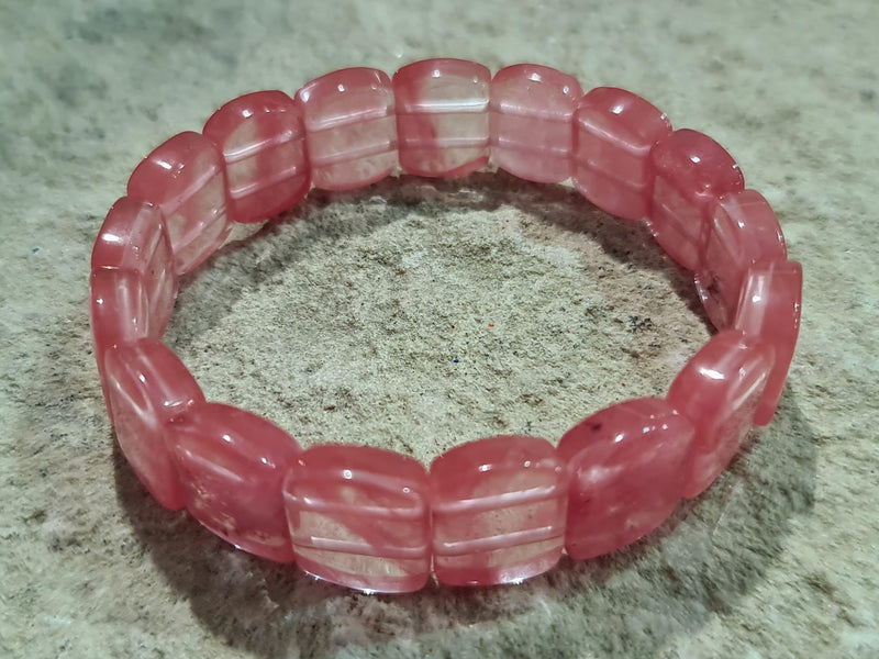Cherry Quartz Bracelet: Energize Your Life | Brahmatells - BrahmatellsStore
