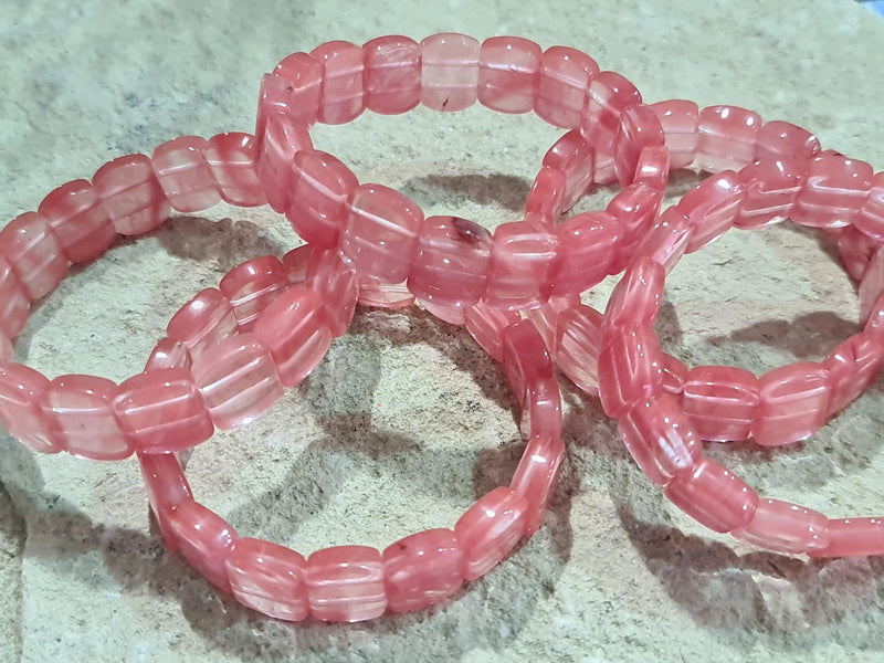 Cherry Quartz Bracelet: Energize Your Life | Brahmatells - BrahmatellsStore