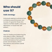 Citrine & Green Aventurine Wealth Bracelet | Business Success & Opportunity - BrahmatellsStore