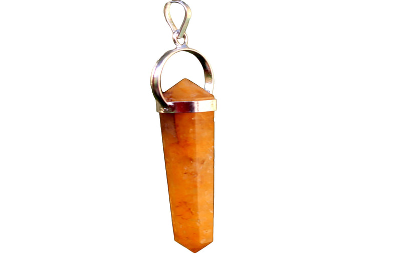 Citrine Double Side Pendant - BrahmatellsStore