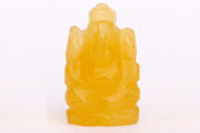 Citrine Ganesha Idol for Prosperity & Obstacle Removal | Brahmatells - BrahmatellsStore
