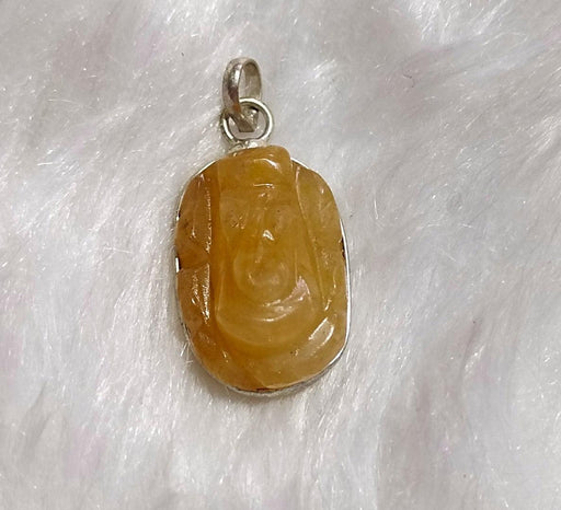 Citrine Ganesha Pendant for Success & Protection | Brahmatells - BrahmatellsStore