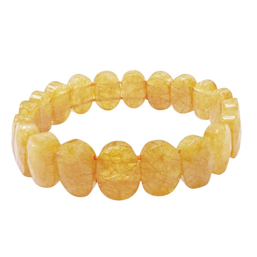 Citrine Oval Faceted Prosperity Bracelet | Brahmatells Astro Collection - BrahmatellsStore