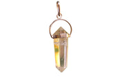 Clear Quartz Crystal Double Side Pendant - BrahmatellsStore