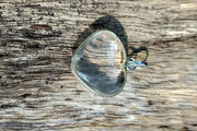 Clear Quartz Crystal Heart Pendant - BrahmatellsStore