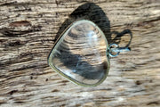 Clear Quartz Crystal Heart Pendant - BrahmatellsStore