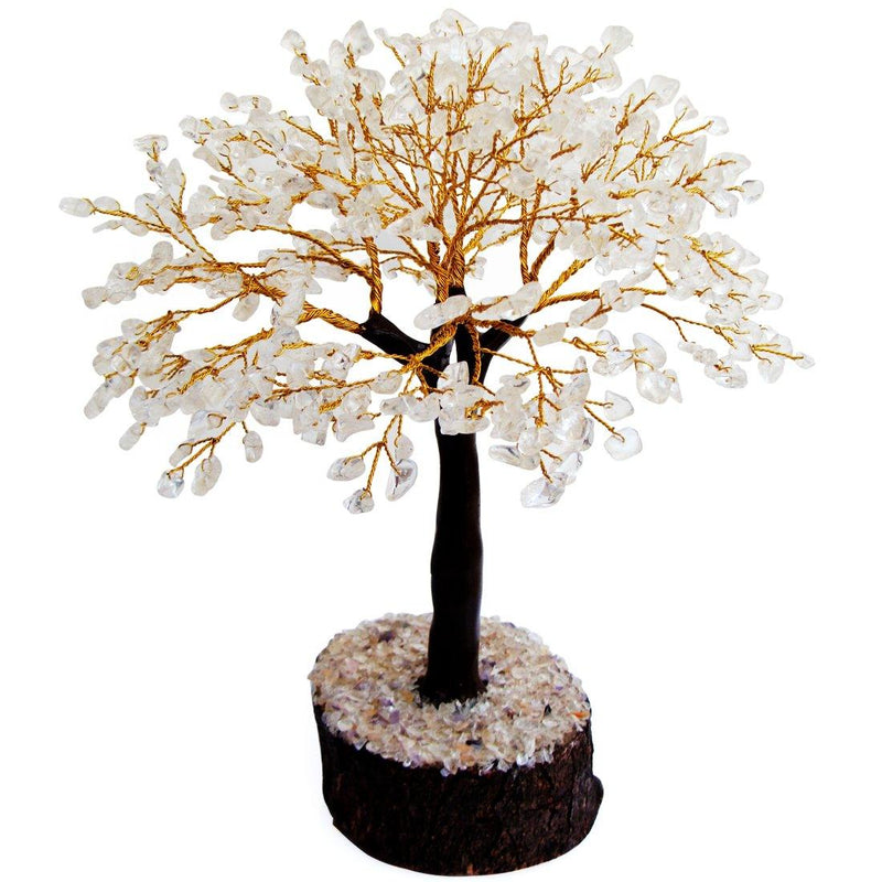 Clear Quartz Crystal Wishing Tree - BrahmatellsStore