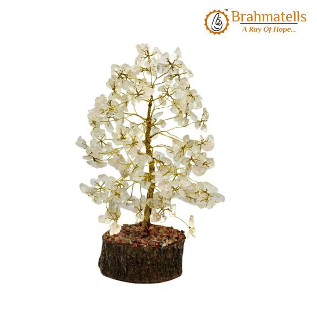 Clear Quartz Crystal Wishing Tree - BrahmatellsStore