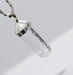 Clear Quartz Double Point Pencil Pendant - BrahmatellsStore