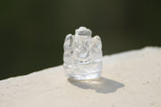 Clear Quartz Ganesha Idol for Prosperity & Protection | Brahmatells - BrahmatellsStore