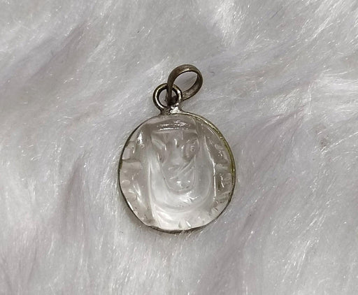 Clear Quartz Ganesha Pendant for Protection & Clarity | Brahmatells - BrahmatellsStore