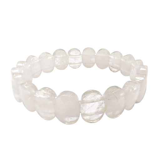 Clear Quartz Oval Faceted Bracelet | Energy Amplifying Crystal | Brahmatells - BrahmatellsStore