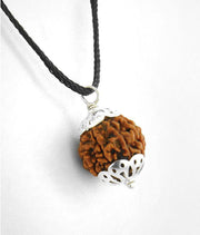 Collector 3 Mukhi Rudraksha Pendant - Fire Energy & Purification | Brahmatells - BrahmatellsStore