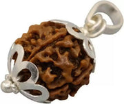 Collector 4 Mukhi Rudraksha Pendant - Unleash Brahma's Wisdom | Brahmatells - BrahmatellsStore