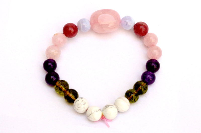 Cool Off Anger Bracelet - Soothe Emotions with Healing Crystals | Brahmatells - BrahmatellsStore