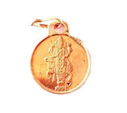 Copper Multicolour Mangal Yantra Pendent with Photo - BrahmatellsStore