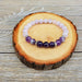 Crown Chakra Healing Bracelet - Amethyst & Quartz | Brahmatells - BrahmatellsStore