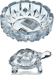 Crystal Fengshui Lucky Tortoise With Tray - BrahmatellsStore