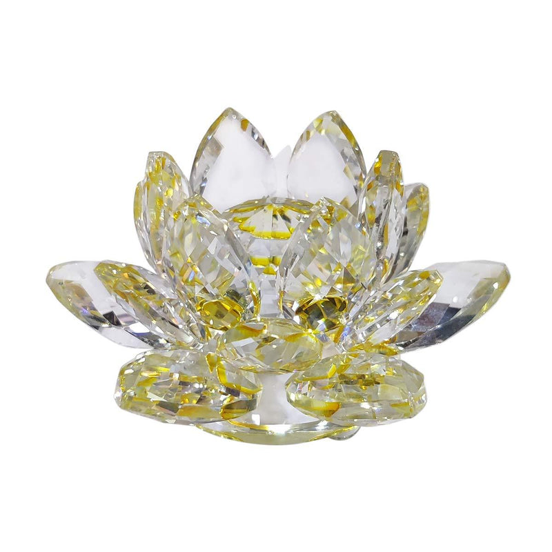 Crystal Lotus Flower - Vastu & Reiki Energized for Prosperity | Brahmatells - BrahmatellsStore