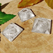 Crystal Sphatik Shree Yantra Pyramid - BrahmatellsStore