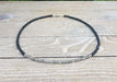 Dainty Protection Necklace: Black Onyx & Labradorite | Brahmatells - BrahmatellsStore