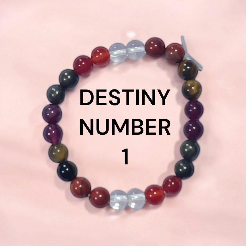 Destiny Number 1 Bracelet | Confidence & Leadership - BrahmatellsStore