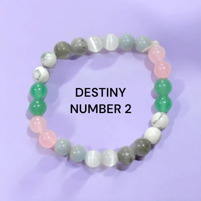 Destiny Number 2 Bracelet | Balance & Harmony - BrahmatellsStore