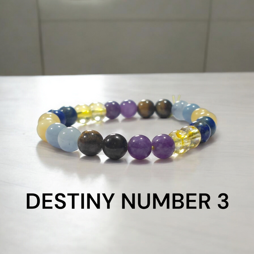 Destiny Number 3 Bracelet | Joy & Creativity - BrahmatellsStore