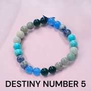 Destiny Number 5 Bracelet | Adventure & Freedom - BrahmatellsStore