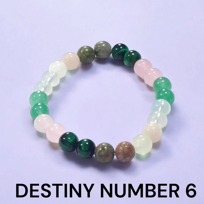 Destiny Number 6 Bracelet | Love & Harmony - BrahmatellsStore
