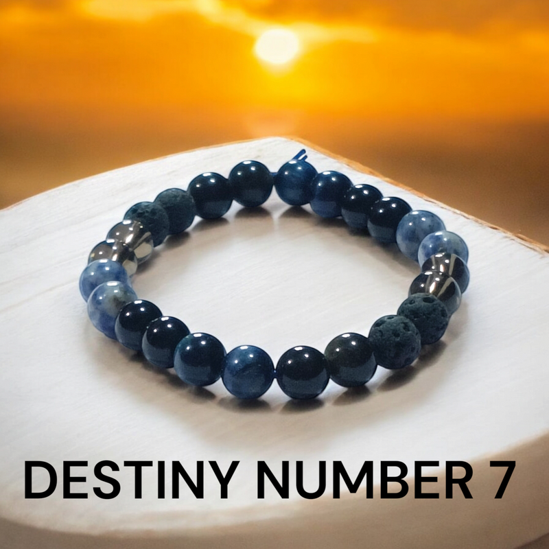 Destiny Number 7 Bracelet | Wisdom & Insight - BrahmatellsStore
