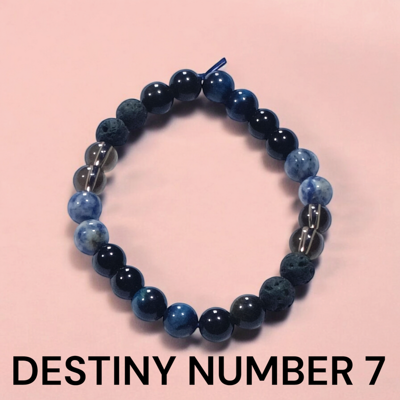 Destiny Number 7 Bracelet | Wisdom & Insight - BrahmatellsStore