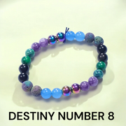 Destiny Number 8 Bracelet | Success & Empowerment - BrahmatellsStore