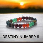 Destiny Number 9 Bracelet | Renewal & Strength - BrahmatellsStore