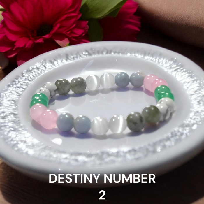 Destiny Number 2 Bracelet | Balance & Harmony