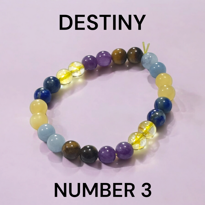 Destiny Number 3 Bracelet | Joy & Creativity