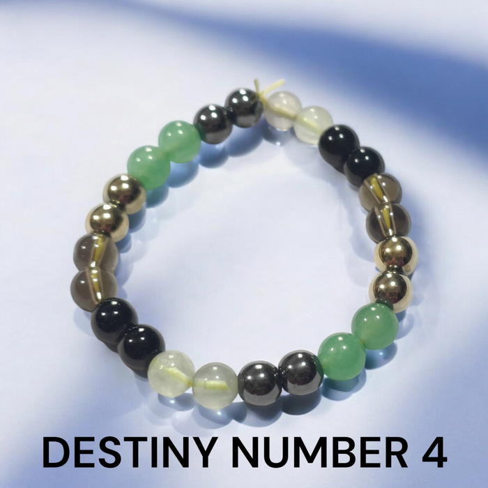 Destiny Number 4 Bracelet | Stability & Focus