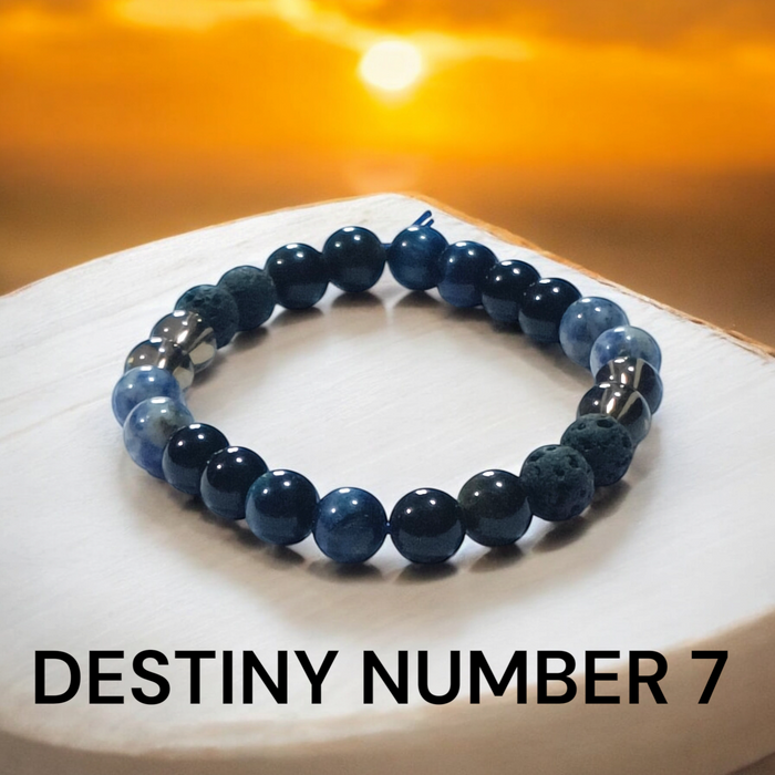 Destiny Number 7 Bracelet | Wisdom & Insight